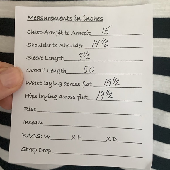 Talbots black and white striped maxi dress size smll - Picture 6 of 6